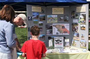 Photo of the Land Conservancy booth