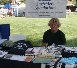 Phot of Surfrider's booth