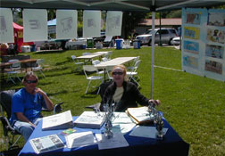WH2O's booth at Waterfest 2008